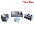 Chiny Wypoczynek Outdoor Aluminium Meble Ogrodowe Sofa, Hotel Ogród Stół I Krzesła Zestaw firma