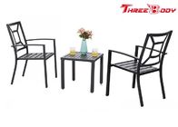 Chiny Patio Metalowe krzesła na ramię Outdoor Garden Furniture Indoor Dining Chair Set firma