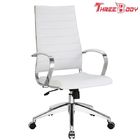 Chiny PU Leather Modern Home Furniture Białe krzesło biurowe do prac studyjnych firma