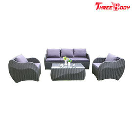 Chiny Meble ogrodowe Outdoor LoungeRattan Sofa, nowoczesne meble ogrodowe Ochrona UV fabryka