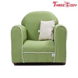 Zielona dziecięca sofa Nowoczesne meble dziecięce Miękkie dziecięce wygodne krzesła