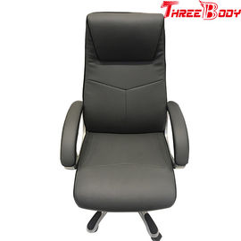 Chiny Krzesło biurowe Black Executive Racing z podnóżkiem Loaded 1136kgs Obrotowe koło 360 stopni fabryka