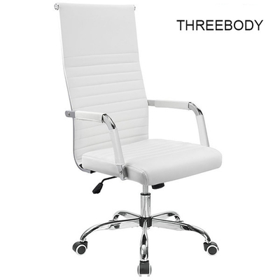 High Back Executive Conference Chairs , PU Leather Conference Room Chairs Adjustable Swivel