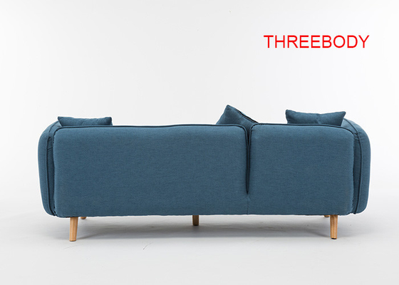 Durable Modern Living Room Furniture Comfortable Fabric Sofa Wooden Frame Structure
