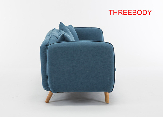 Durable Modern Living Room Furniture Comfortable Fabric Sofa Wooden Frame Structure