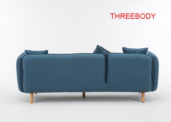 Durable Modern Living Room Furniture Comfortable Fabric Sofa Wooden Frame Structure
