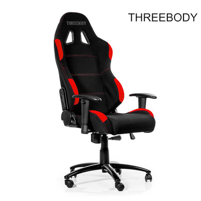 Big Loading Capacity Race Car Gaming Chair , Red And Black Computer Chair