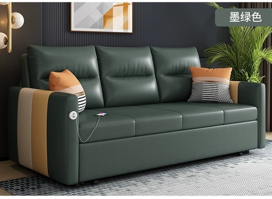 Jieshun Furniture Double Retractable Folding Dual-Purpose Multi-Functional Living Room Sofa Bed