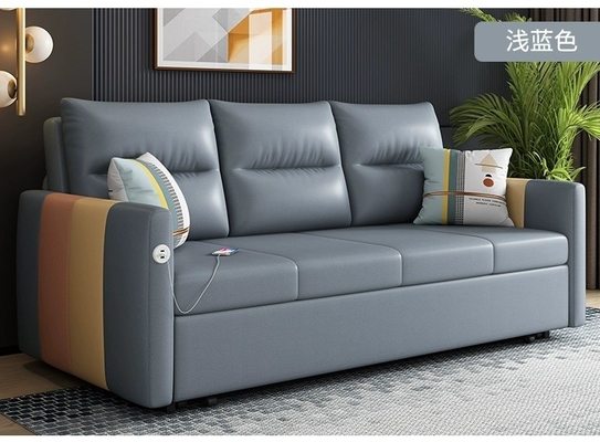 Jieshun Furniture Double Retractable Folding Dual-Purpose Multi-Functional Living Room Sofa Bed