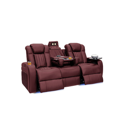 Louis Denny High-End Electric Multi-Functional Home Theater Luxury Villa Living Room Leather Sofa