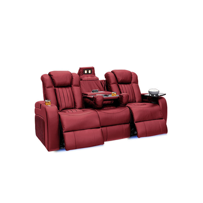 Louis Denny High-End Electric Multi-Functional Home Theater Luxury Villa Living Room Leather Sofa