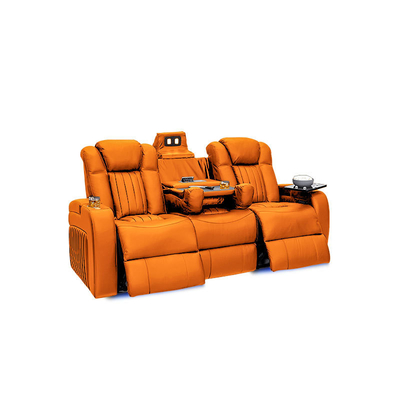 Louis Denny High-End Electric Multi-Functional Home Theater Luxury Villa Living Room Leather Sofa