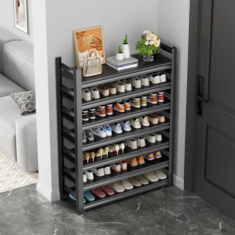 Simple Modern Steel Shoe Storage Cabinet For Home Entrance, Home Exterior Door, Elevator Aisle